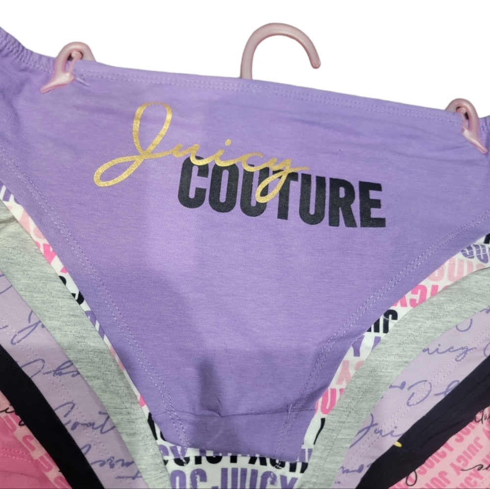 Juicy Couture 7 pair of cheekini panties - Picture 7 of 16